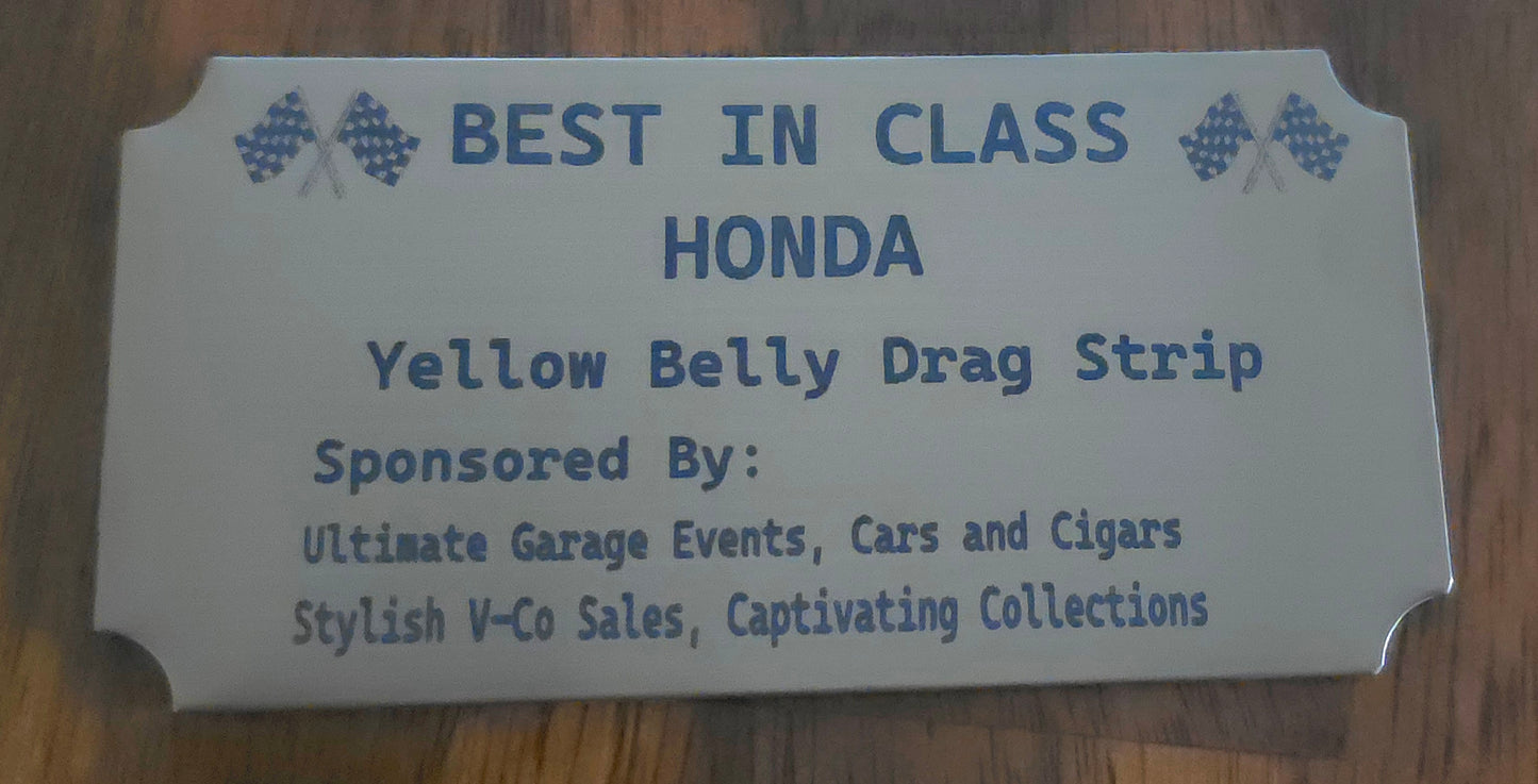 Name Plates for Trophies