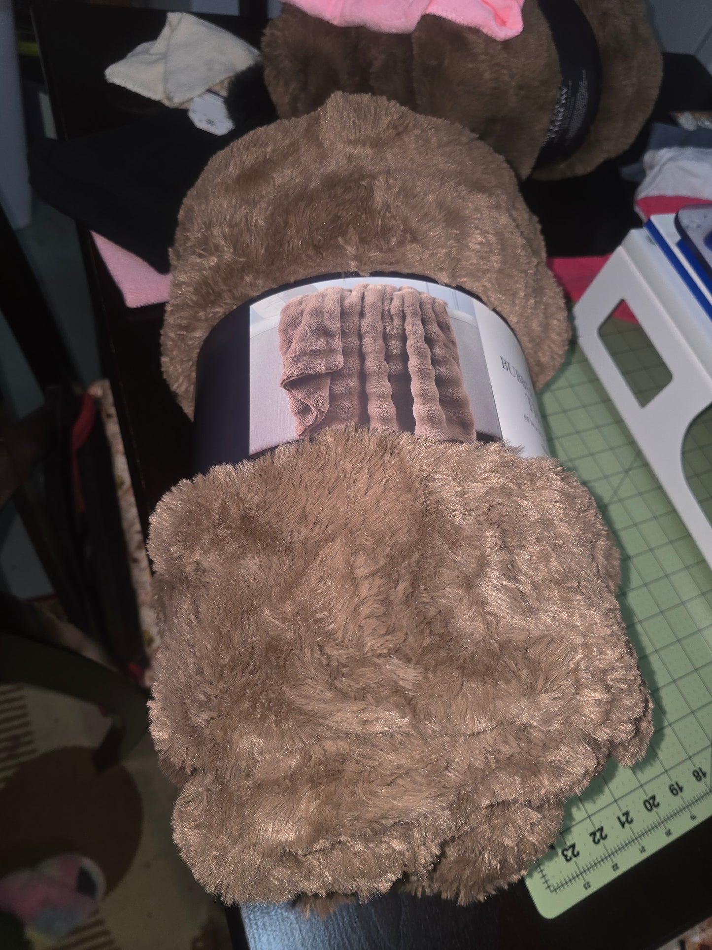 Embroidered Fleece Throw blanket 60"